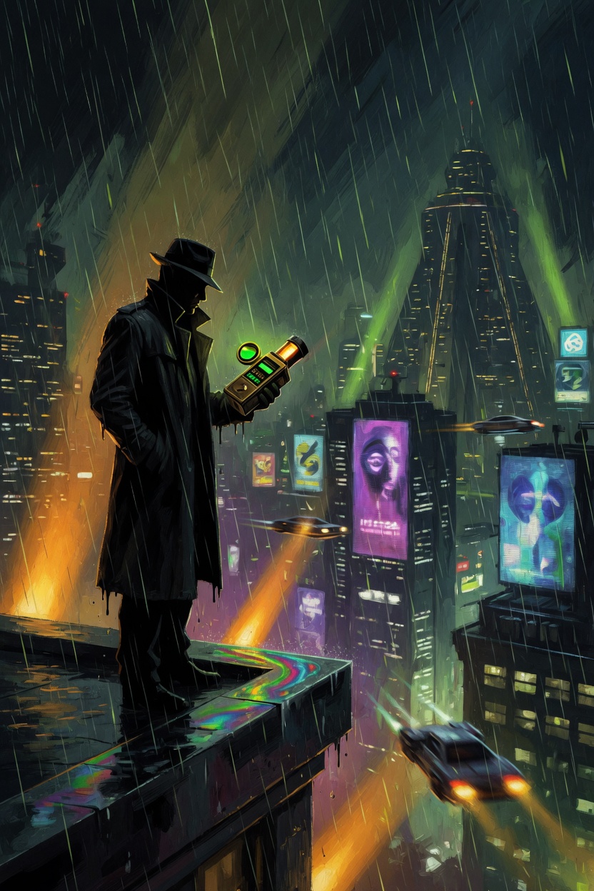 Portada de El test Voight-Kampff bajo la lluvia ácida